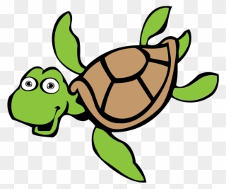 Tortoise Child Prison Officer - Sea Turtles Cartoon Clipart - Png Download