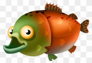 Salmon Clipart Single Fish - Fish - Png Download