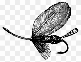All Photo Png Clipart - Clip Art Of Fly Fishing Black And White Transparent Png