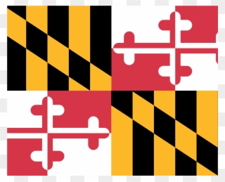 Clip Arts Related To - Maryland Flag - Png Download