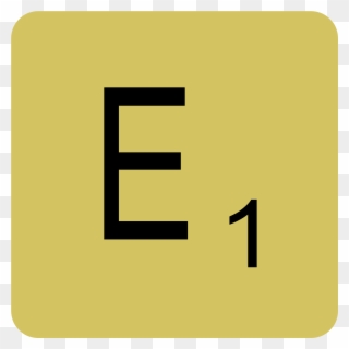 Open Pluspng - Com - Png Scrabble - Scrabble Letter E Png Clipart