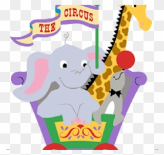 Baby Animal Clipart Circus - Transparent Circus Animal Clipart - Png Download