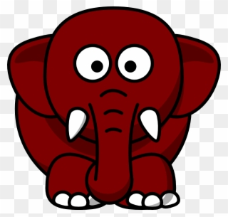 Brown Elephant Svg Clip Arts 600 X 573 Px - Png Download