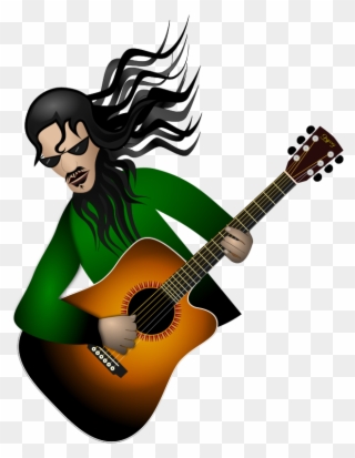 Dude Clipart Free For Download - Guitar Clip Art - Png Download