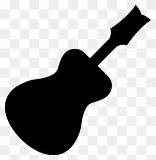 Traditional Guitar Black Silhouette Shape Svg Png Icon - Silhuetas De Instrumentos Musicais Clipart