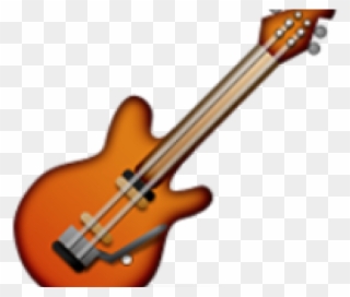 Guitar Clipart Transparent Background - Guitar Emoji - Png Download