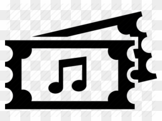 Music Icons Ticket - Movie Ticket Icon Png Clipart