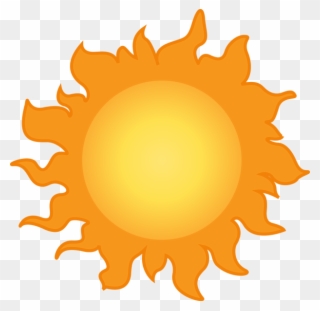Sunny Clipart The Cliparts 3 Clipartbarn - Weather Symbols For Sunny - Png Download