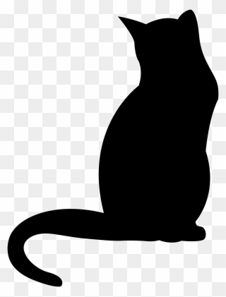 Free Image On Pixabay Kitten Silhouette Black - Shadow Of A Cat Clipart