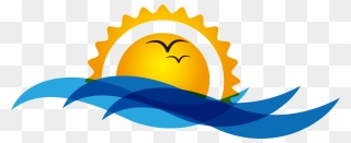 Bird Sunrise Sunset Clip Art At Sea - Travel And Tour Logo Free - Png Download