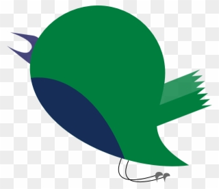 How To Set Use Green Blue Bird Clipart - Png Download