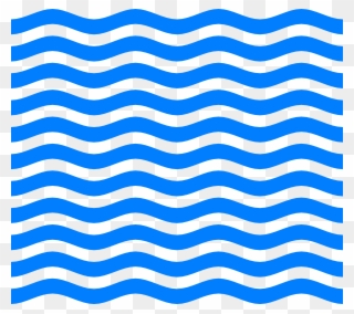 Bluewaves Clip Art At Clker Com Vector - Blue Waves Background Clipart - Png Download