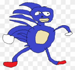 That's The Sound Of Going Fast - Sanic Png Clipart