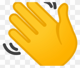 Hand Emoji Clipart Hand Wave - Wave Hand Emoji Png Transparent Png