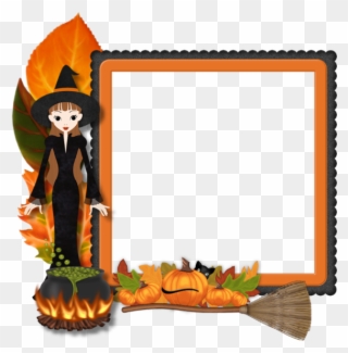 Tubes Halloween Page 2 Wood Border Clip Art Wave Border - Cadre Photo Halloween - Png Download