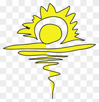 Free Water, Yellow, Drawing, Beach, Sun, Cartoon, Free Clipart
