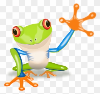 Waving Frog Clip Art At Clipart Library - Costa Rica Frog Clip Art - Png Download