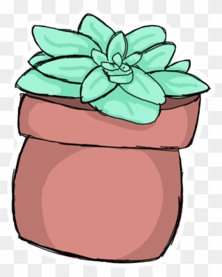 Succulent Plant Doodle By Videogamelover15 Clipart