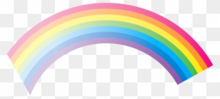 Clipart Rainbow Weather - Transparent Background Rainbows Gif - Png Download