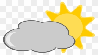 Weather,the - Every Cloud Has A Silver Lining Cartoon Clipart