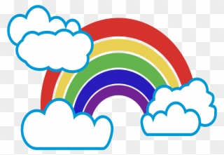 Isolated Rainbow - Portable Network Graphics Clipart