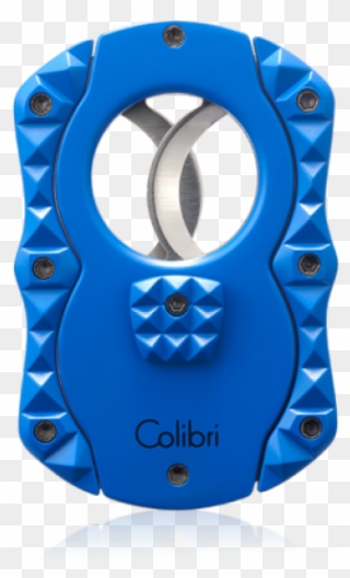 Double Guillotine Cigar Cutter With Color Coated Blades Clipart