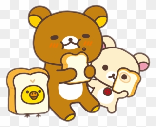 Warm And Toasty🍞 Rilakkuma Korilakkuma Kiiroitori Clipart