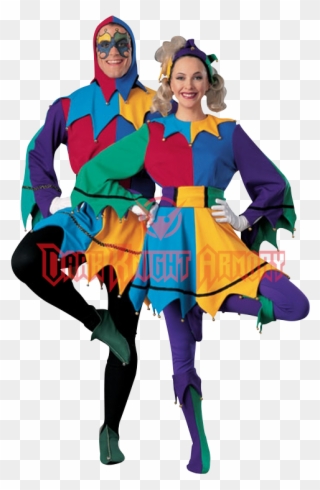 Mens Jester Costume Clipart