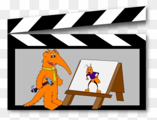 A Cartoon Video Lesson Led By Andy The Anteater Clipart