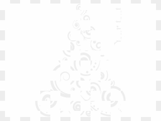 Sticker Sapin De Noël Baroque 3 Clipart