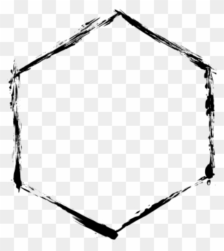 Freetoedit Remixit Frame Grunge Pattern Shape Hexagon Clipart