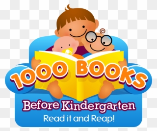 One Thousand Books Before Kindergarten Clipart