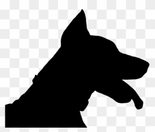 Dog, Doberman, Silhouette, Black Clipart