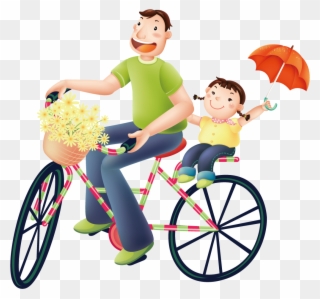Father Birthday Wish And Cycling Transprent Png Clipart