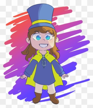 Since I Really Love A Hat In Time , I Drew Hat Kid Clipart