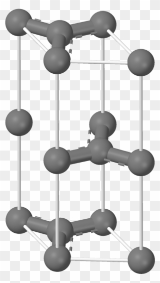 Graphite Unit Cell 3d Balls Clipart