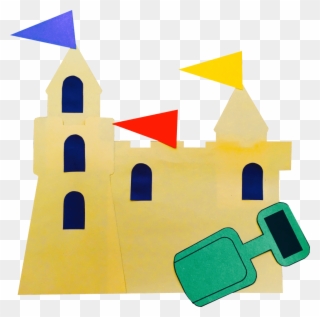For Some Fun We Make Paper Sandcastles Using This Craft Clipart
