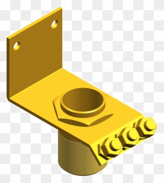 Ep3 One Way External Brass Plate, Available With 20, Clipart