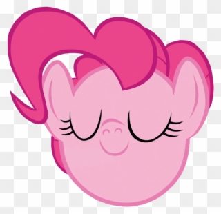 Eyes Closed, Floating Head, Pinkie Pie, Pony, Reaction, Clipart