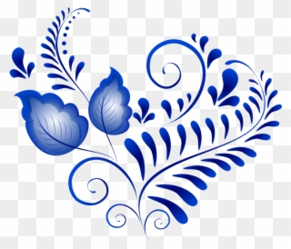 Folk Art Zhostovo, Zhostovo Style, Gzhel,khokhloma, Clipart