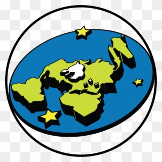 The Flat Earth Society Logo Clipart