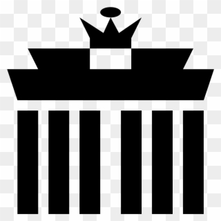 Brandenburg Gate Icon Clipart