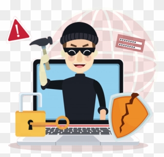 Types Of Cybersecurity Threats Clipart