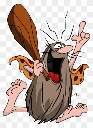 "unga Bunga" Captain Caveman Could Fly And Had Anything Clipart