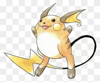 #raichu From The Official Artwork Set For #pokemon Clipart