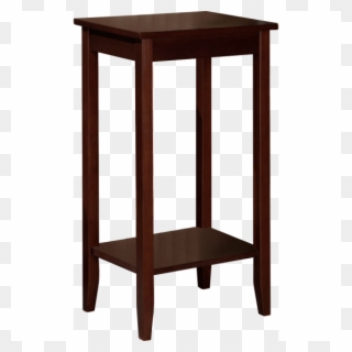 Dhp Rosewood Tall Small Space Square End Table Coffee Clipart