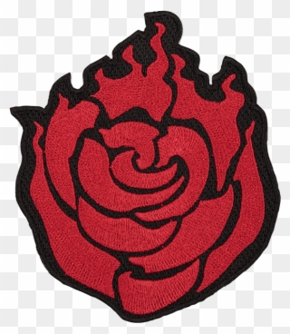 Rwby Ruby Rose Emblem Cosplay Patch Clipart