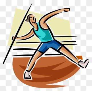 Meet Javelin Throws Vector Image Illustration Of Clipart