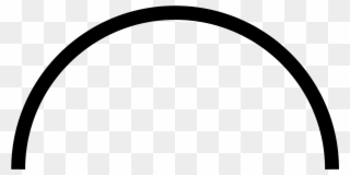 Clip Art Half Circle - Png Download