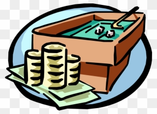 Vector Illustration Of Casino Games Of Chance Craps Clipart